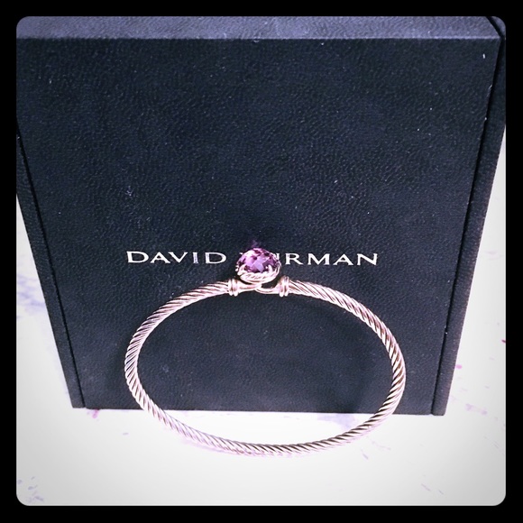 David Yurman Jewelry - NIB gorgeous amethyst bracelet